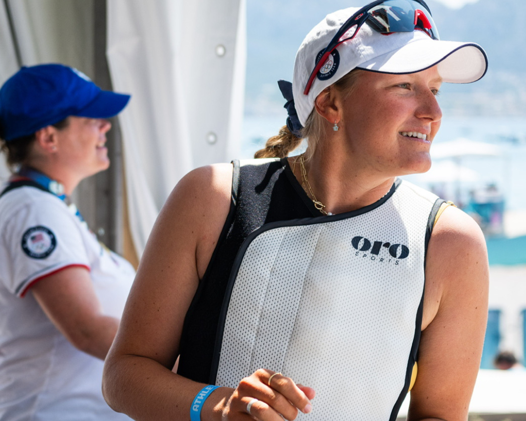 US Sailing Team Crew wearing The Ultimo Cool Vest at Paris Olympics